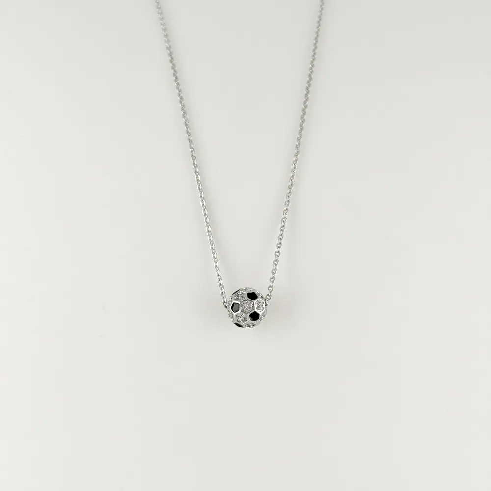 Collar dije pelota fútbol