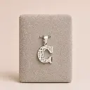 Dije Letra Inicial en Plata 925