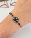 PULSERA PLATA QUEMADA LEY 925 VERDE.webp