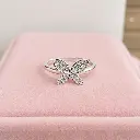 ANILLO PLATA LEY 925 MARIPOSA CIRCONES BLANCOSS.webp