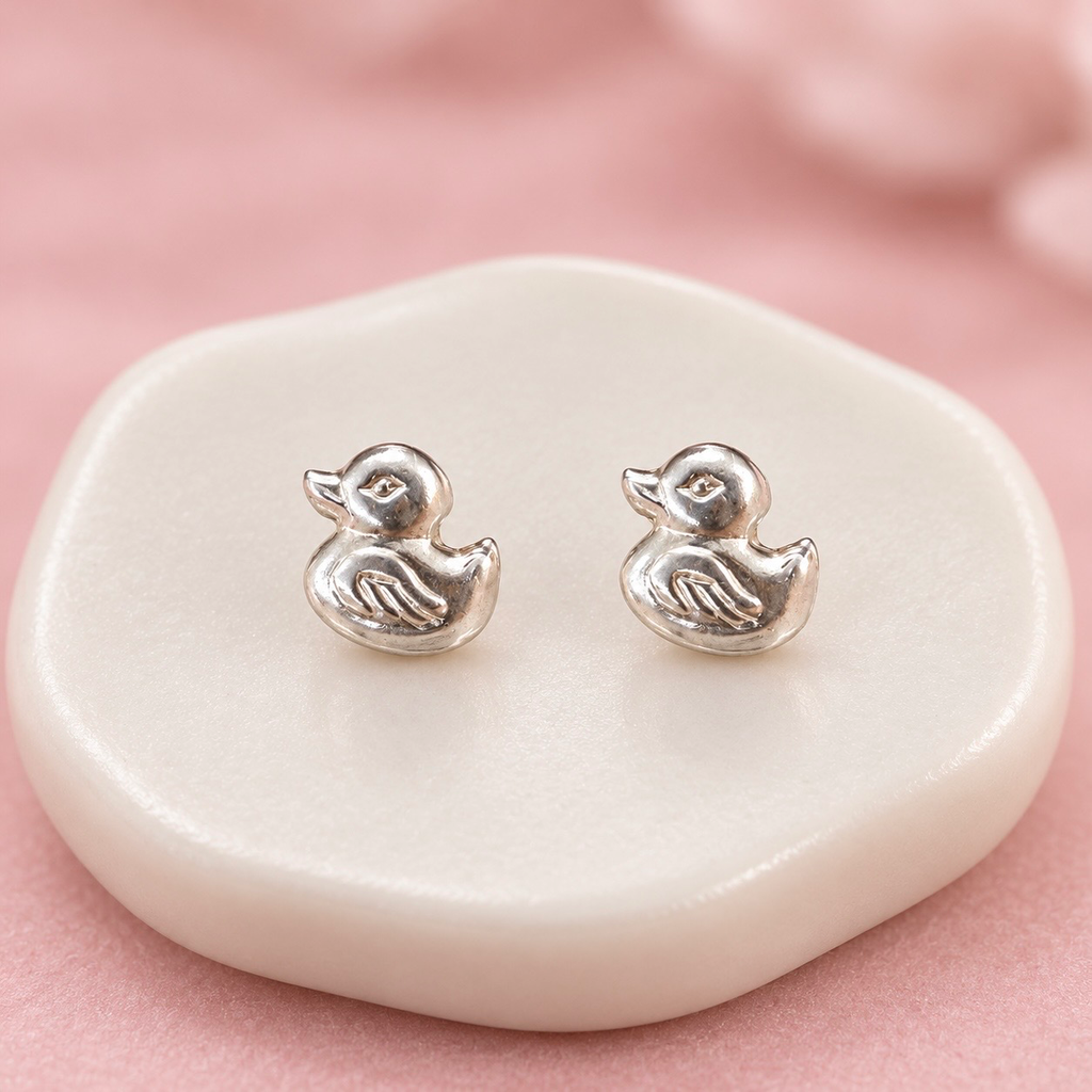 Topo plata 925 liviano patitos