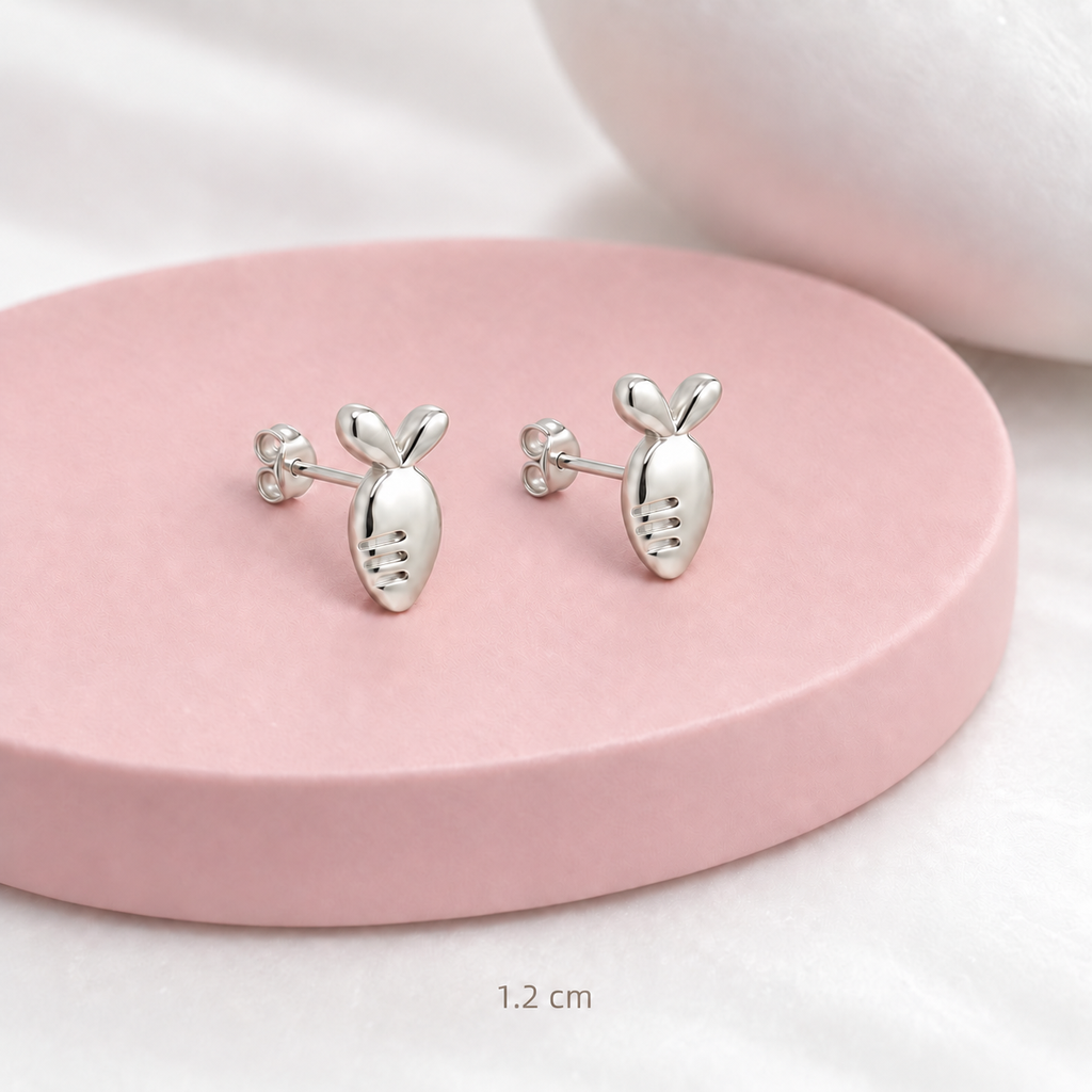 Topo plata 925 zanahoria