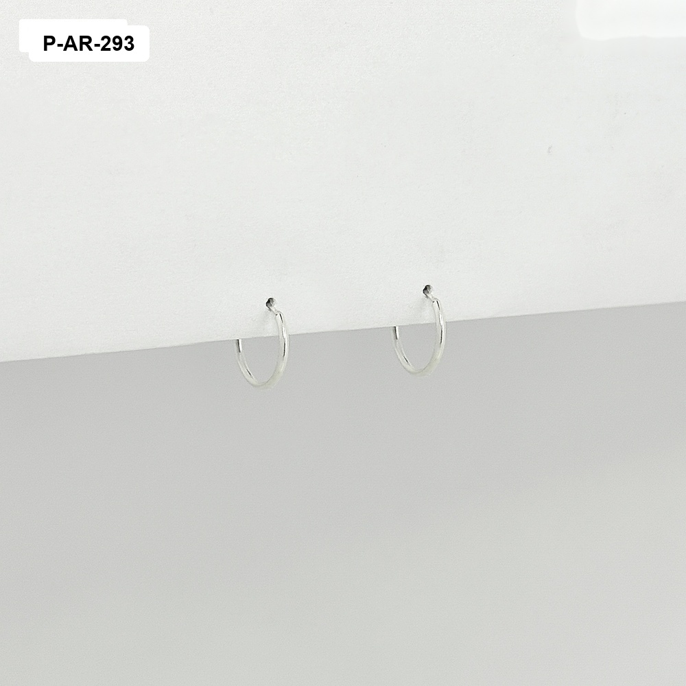 Argolla plata 925 lisa 1,2cm