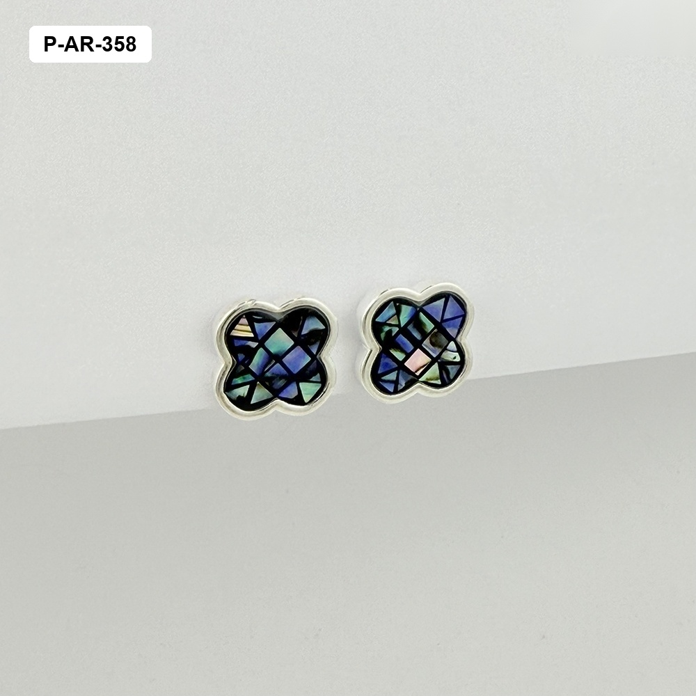 Topo en plata ley 925 van cleef boreal 1.4 cm