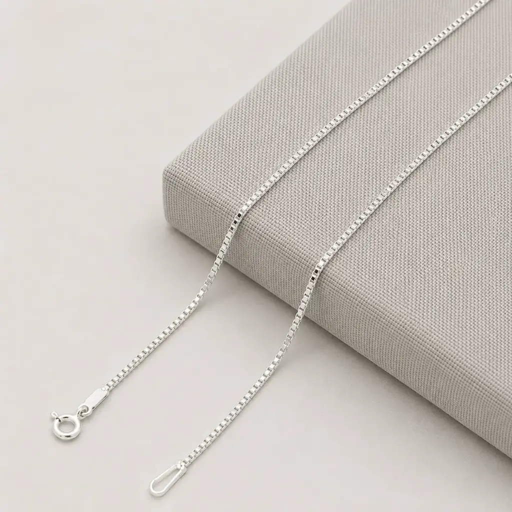 Cadena plata 925 tejido veneciana 45cm