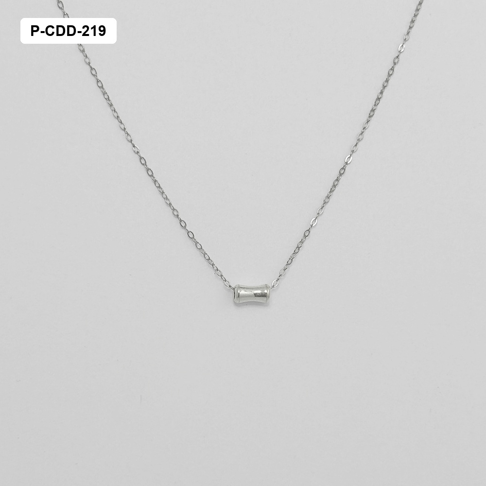 Cadena con dije cilindro plata 925
