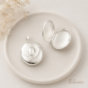 Dije relicario ovalado plata 925