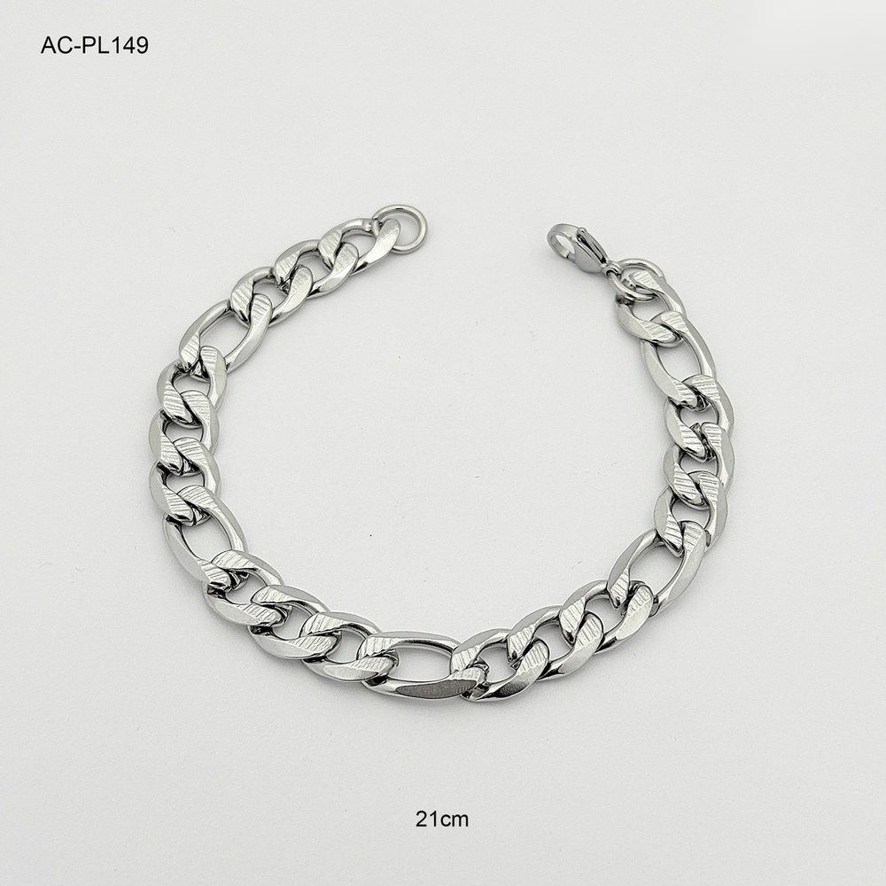 *PULSERA EN ACERO GOLD TEJIDO CARTIER 10MM DIAMANTADA HOMBRE 21 CM