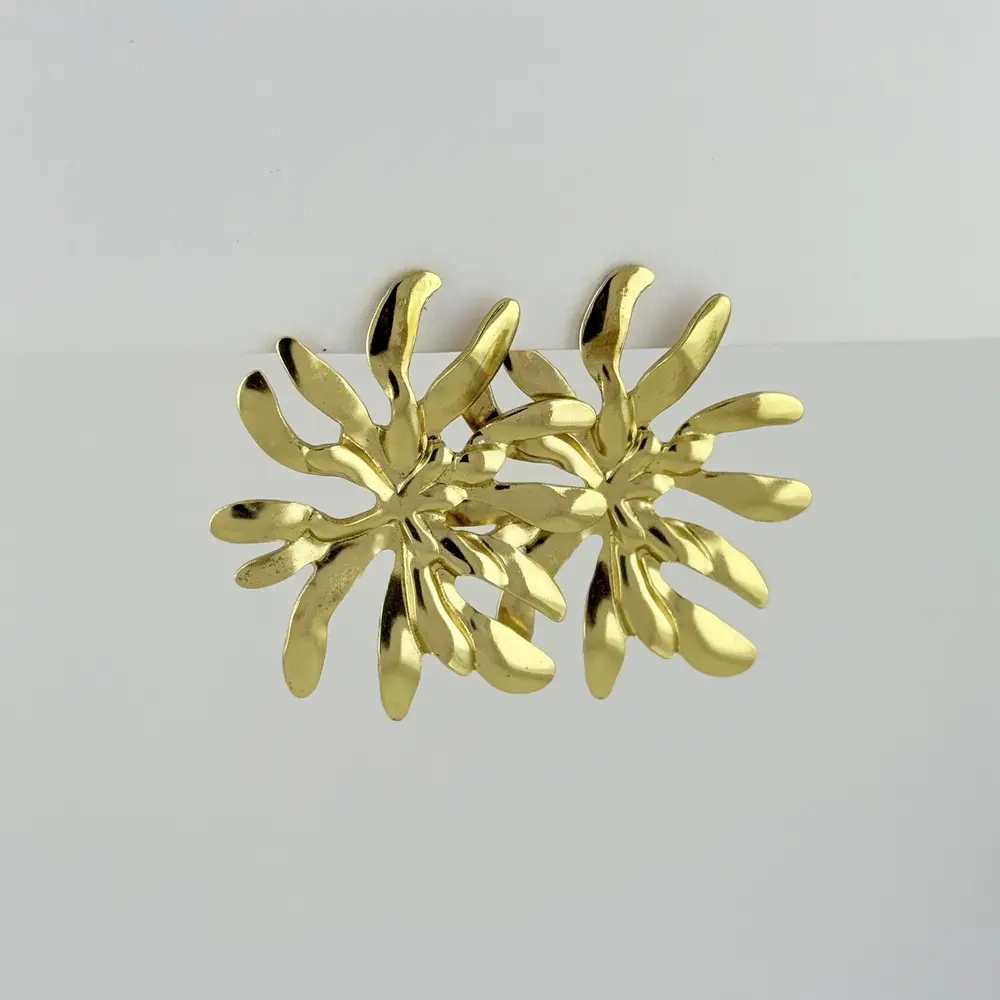 MAXI TOPO EN ACERO GOLD ABSTRACTO