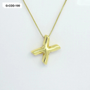 Cadena dijes  gold letras maxichunky rodinado