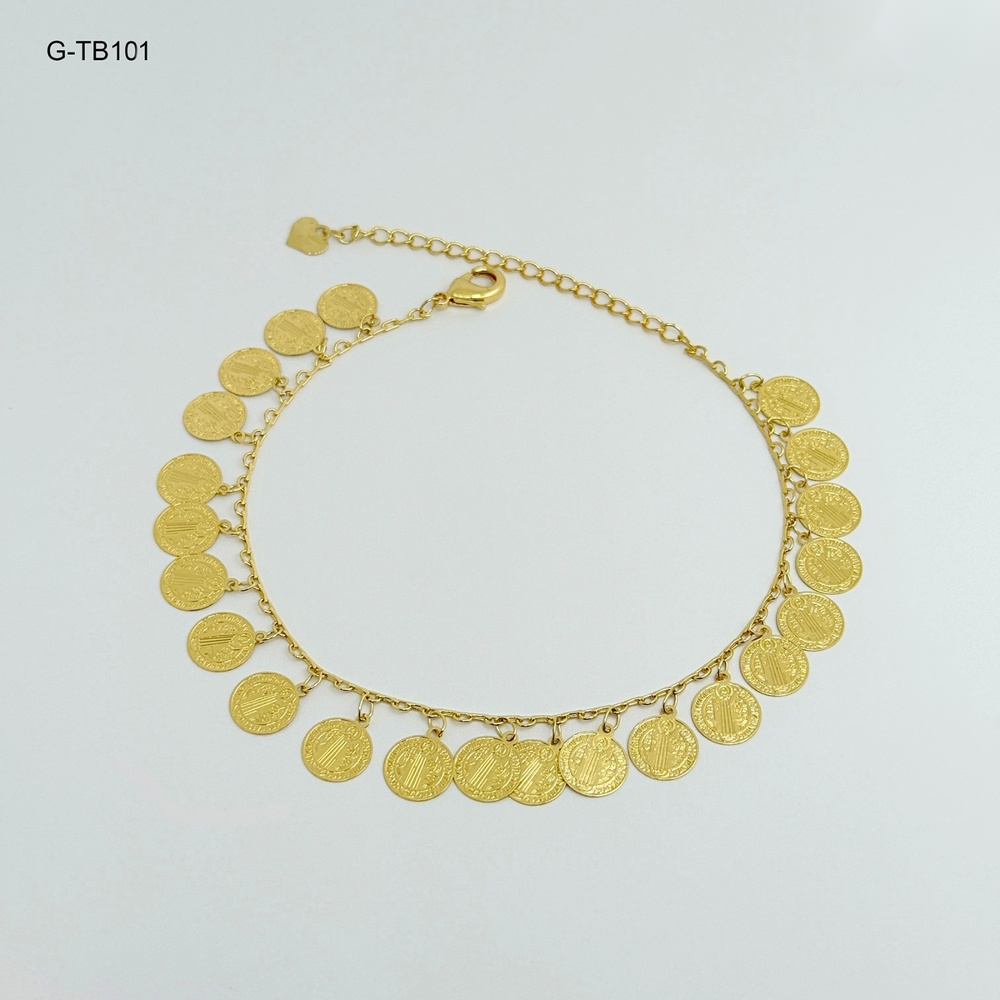Tobillera gold san benito goldfilled