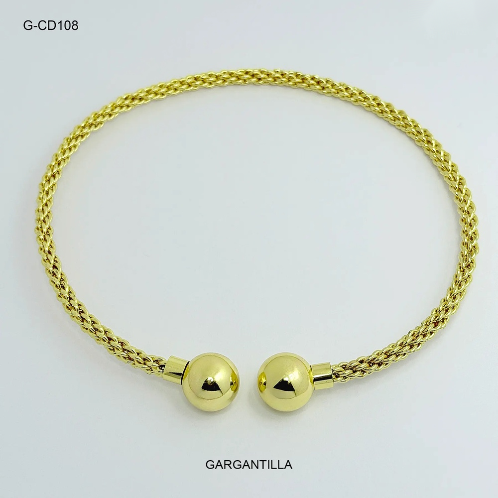 Cadena gold gargantilla bola