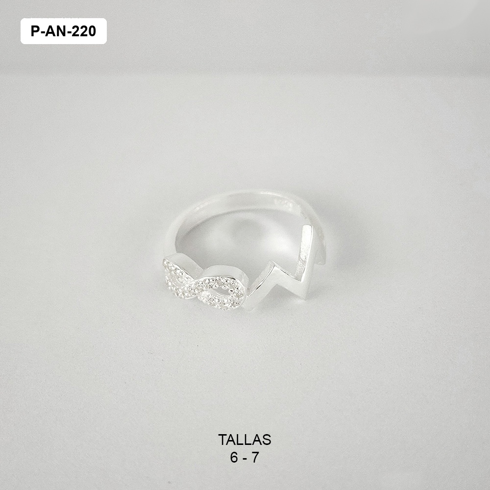 *ANILLO EN PLATA LEY 925 THAI INFINITO LATIDO