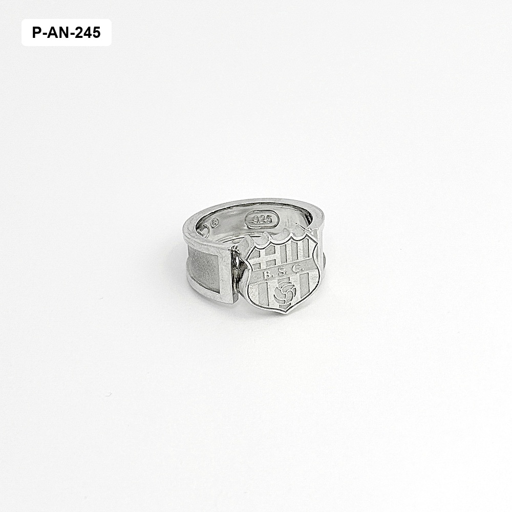 *ANILLO PLATA LEY 925 BARCELONA - BAÑO RODIO