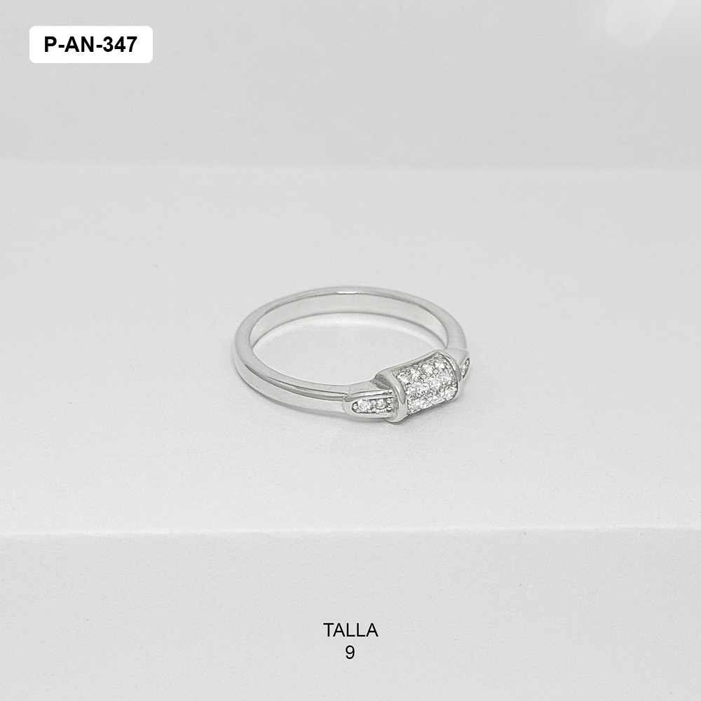 *ANILLO PLATA LEY 925 THAI BARRA MICROCIRONES