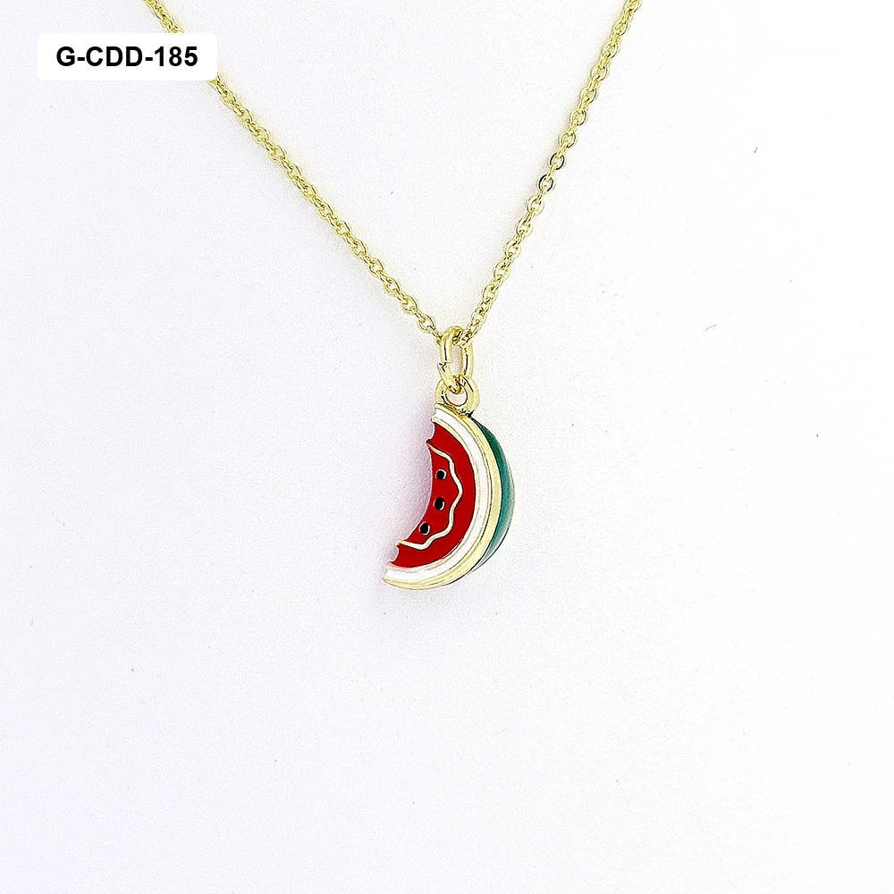 Collar en rodinado gold sandia