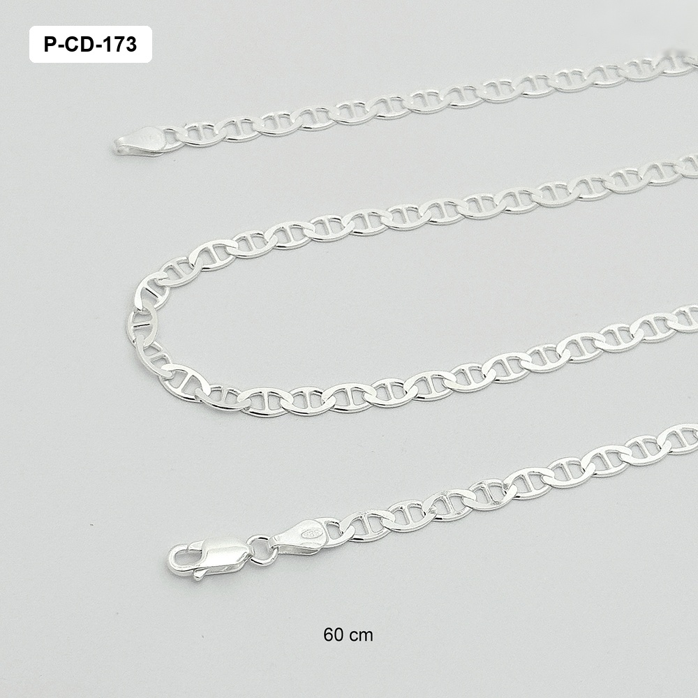 *CADENA PLATA LEY 925 TEJIDO MARINERO 5mm X 60cm