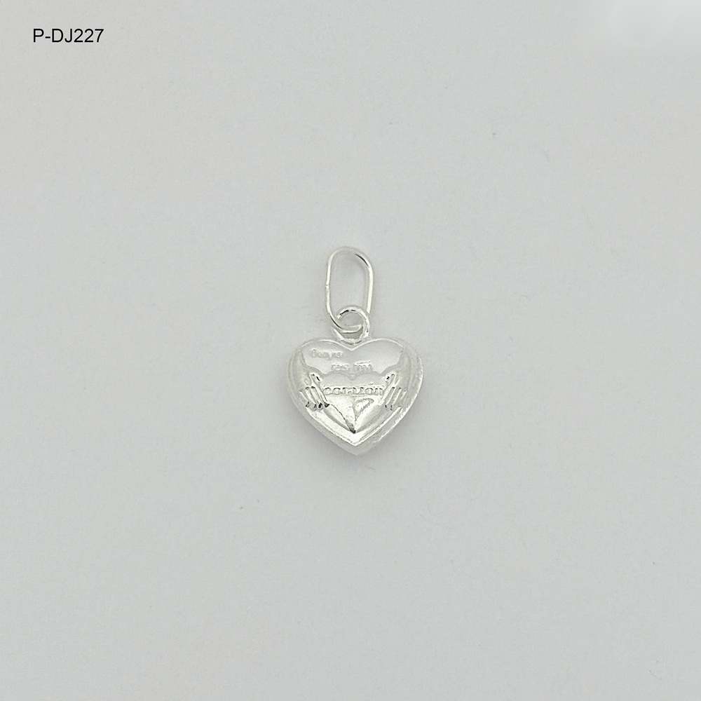 Dije en plata ley 925 tuyo es mi corazón