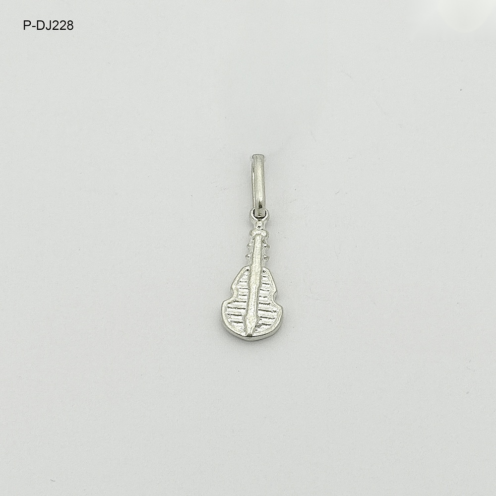 Dije en plata ley 925 guitarra