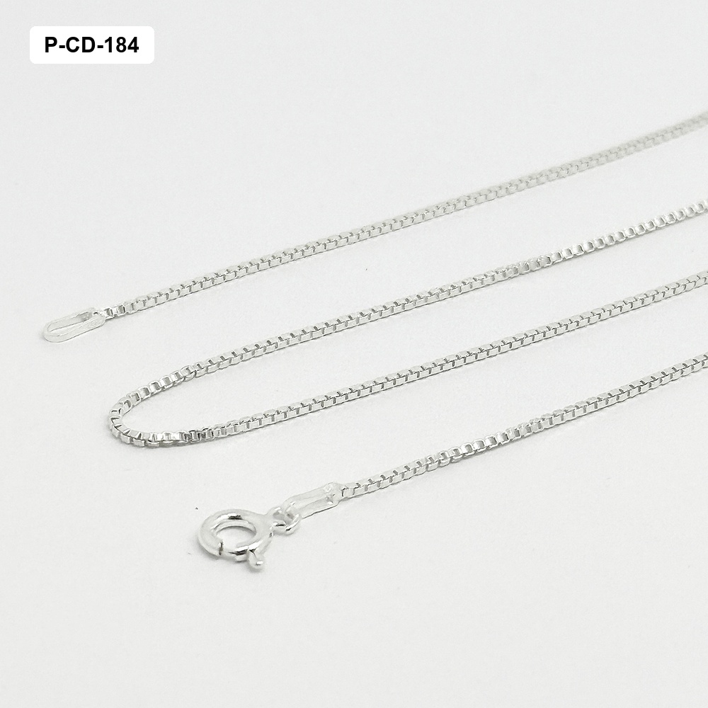 *CADENA EN PLATA LEY 925 TEJIDO VENECIANA 45 CM