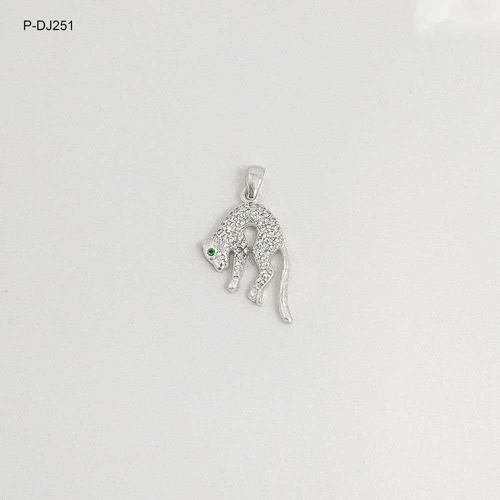 Dije en plata ley 925 pantera microcircones