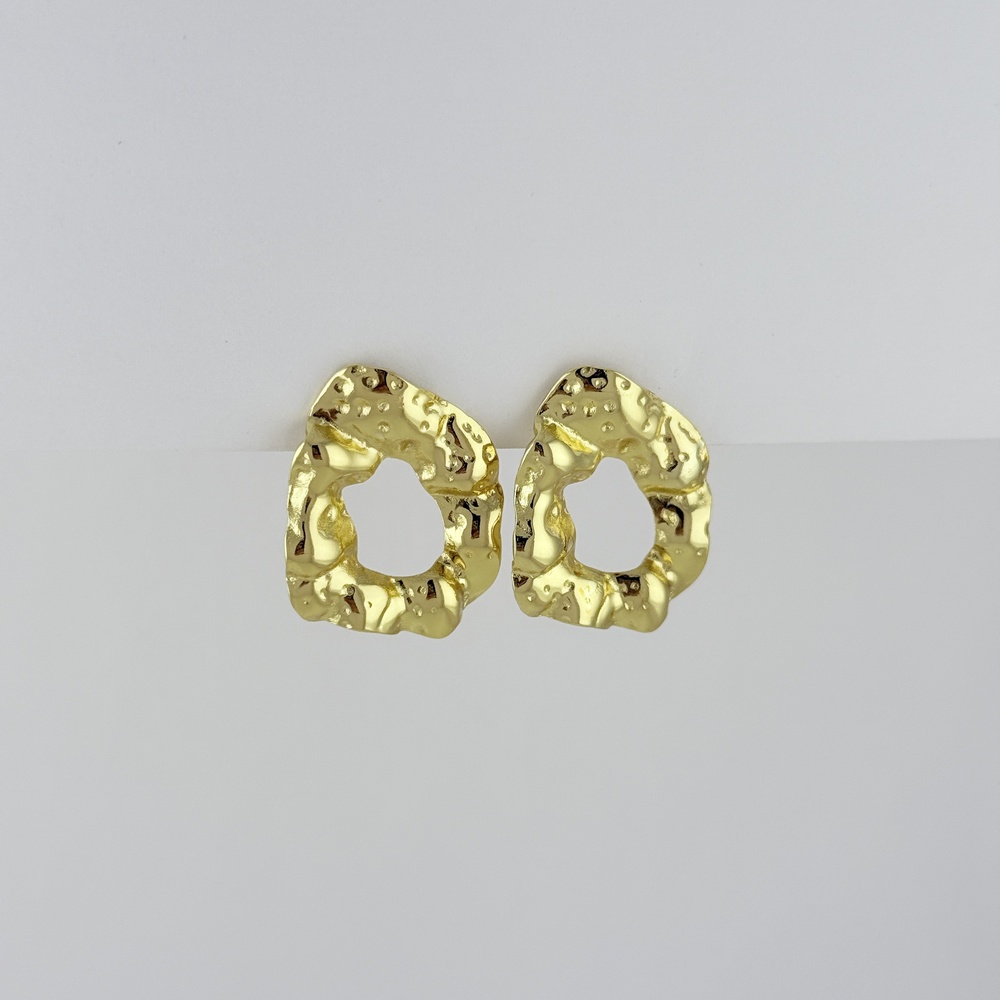 MAXI ARETES EN ACERO GOLD