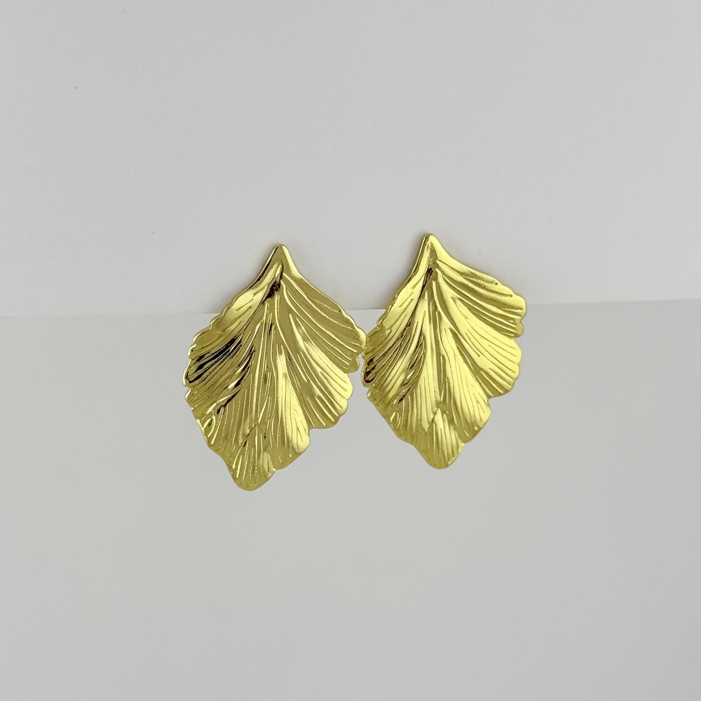 MAXI ARETES EN ACERO GOLD