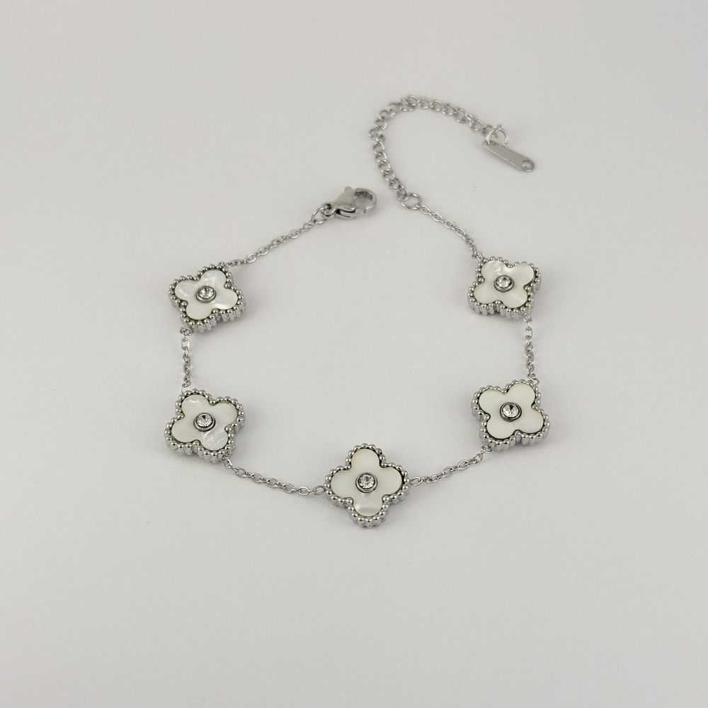 PULSERA EN ACERO SILVER VAN CLEEF