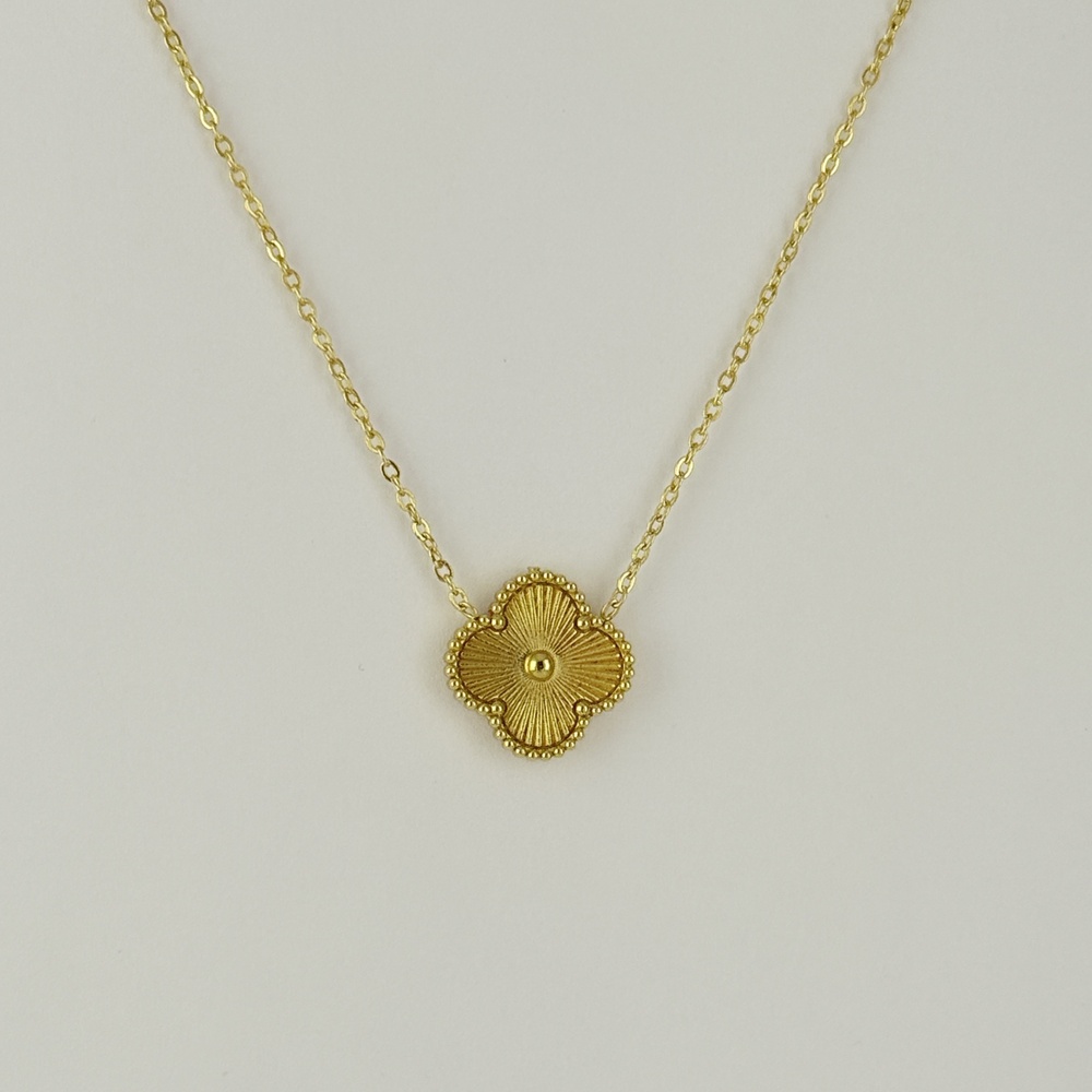 Collar en acero van cleef modelo 2