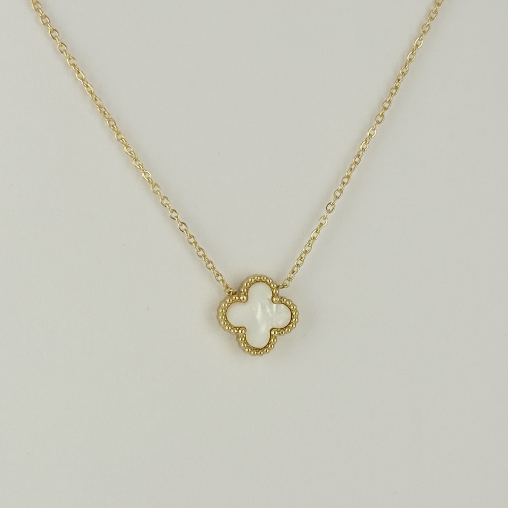 COLLAR EN ACERO VAN CLEEF