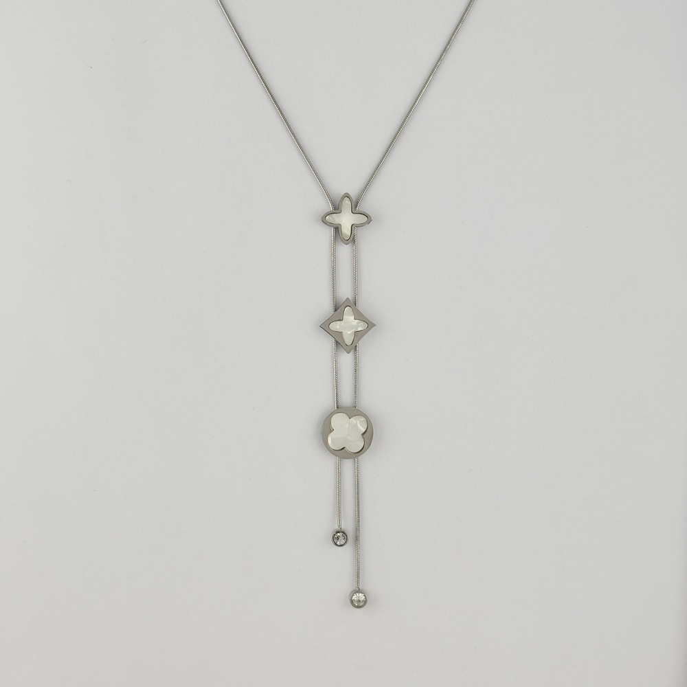 Collar en acero van cleef modelo 4