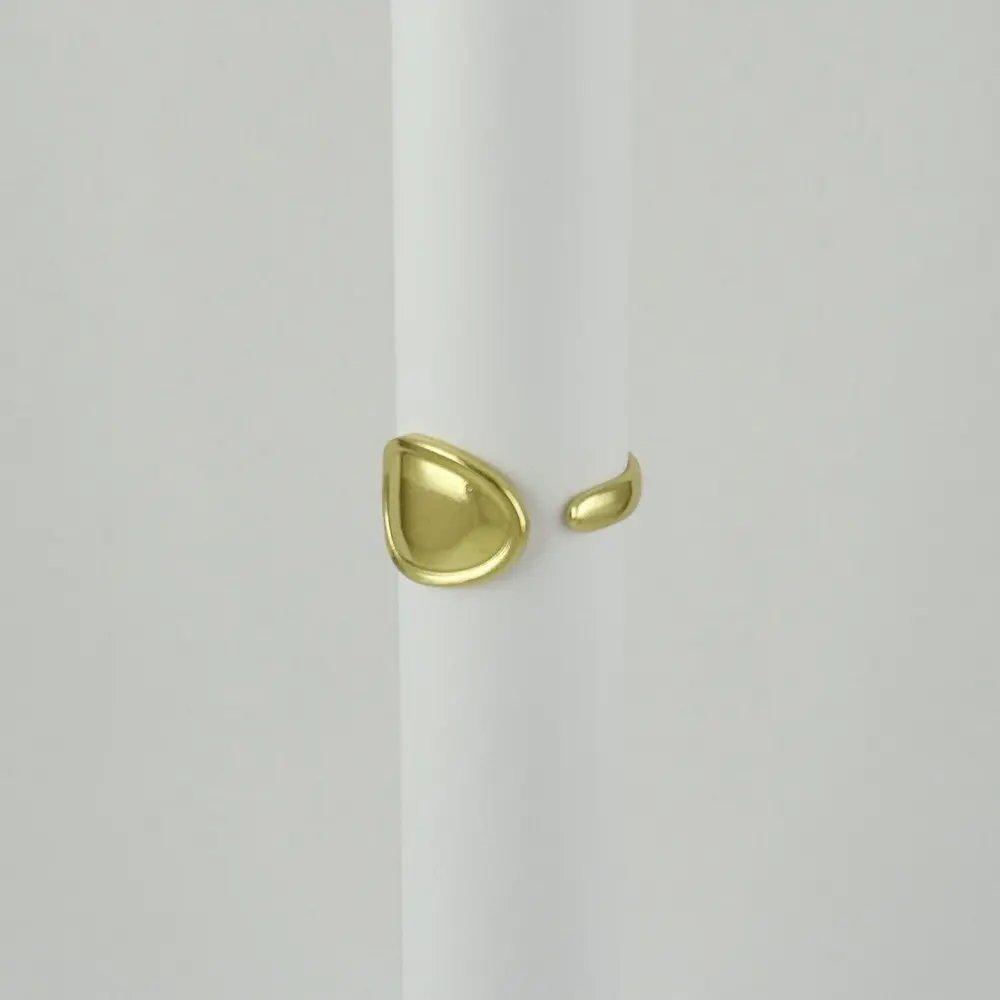 Anillo en acero gold ajustable modelo 48