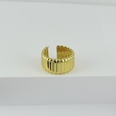 ANILLO EN ACERO GOLD AJUSTABLE