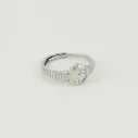 Anillo en rodinado gold / silver figura reloj simple