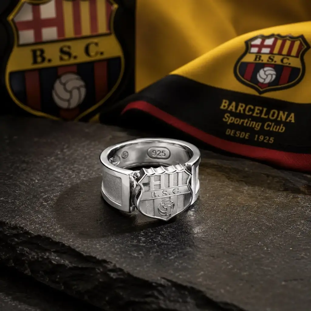 Anillo plata ley 925 barcelona - baño rodio
