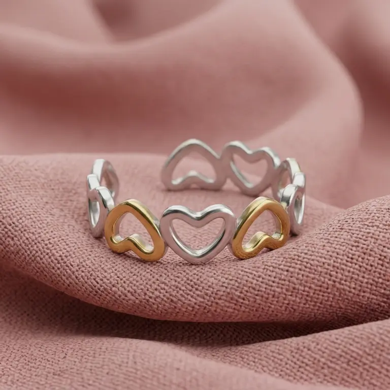 Anillo en Acero Inoxidable Bicolor