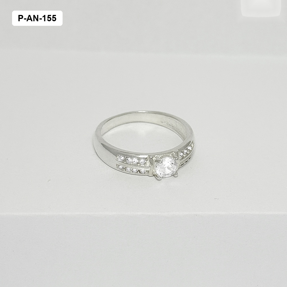 *ANILLO PLATA LEY 925 TIPO SOLITARIO CIRCÓN