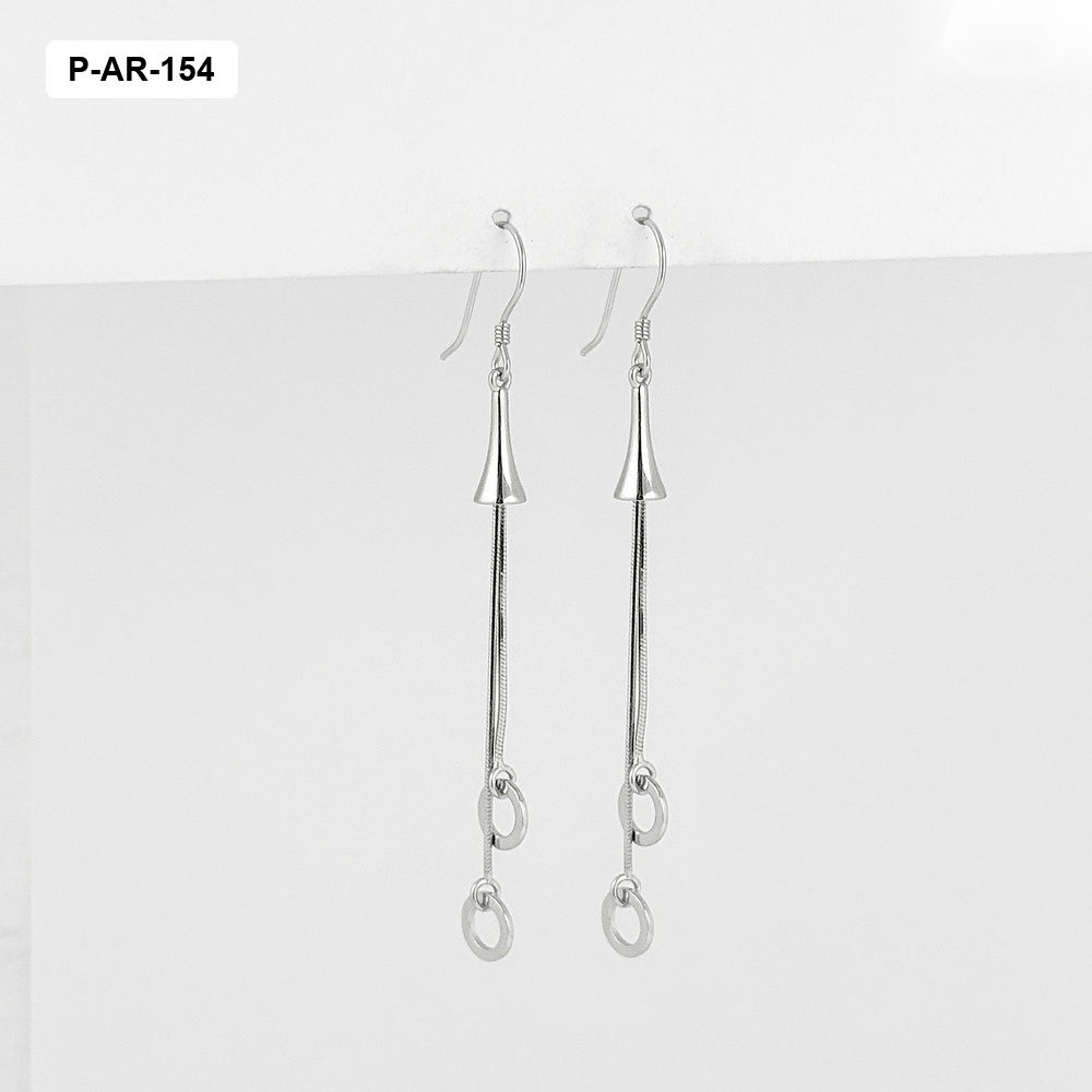 *ARETE GANCHO LARGO PLATA 925