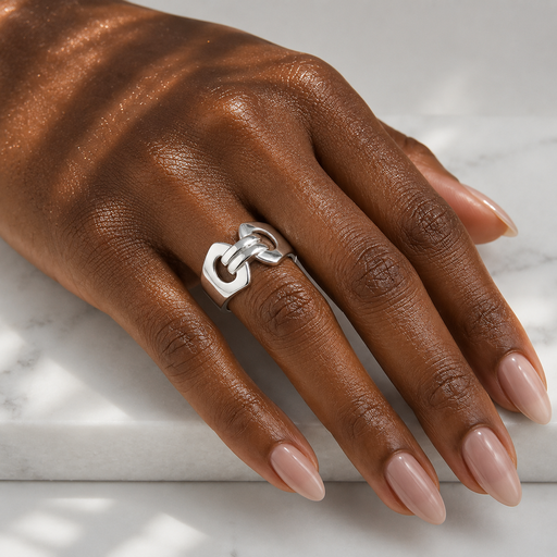 [P-AN-144] Anillo plata 925 diseño plata lisa