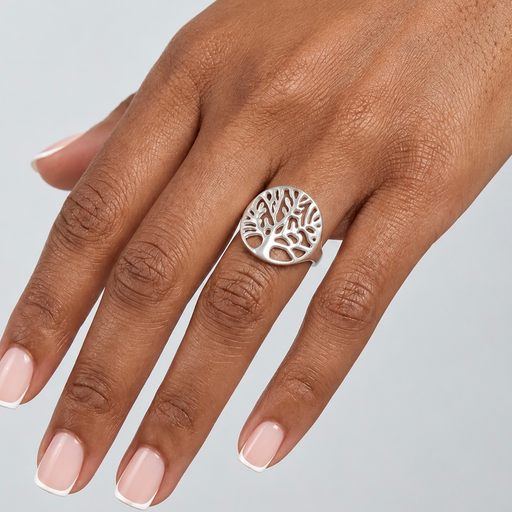 [P-AN-159] Anillo plata 925 arbol de la vida