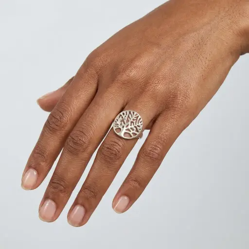 [P-AN-159] Anillo plata 925 arbol de la vida