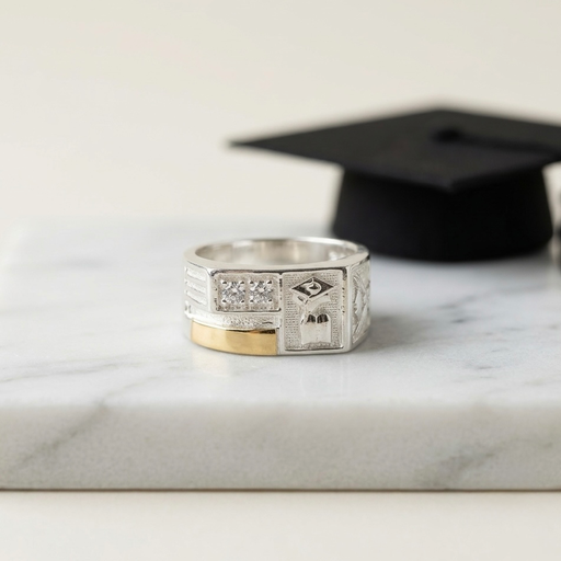 [P-AN-166] Anillo plata 925 y laminado oro grado rectángular cristales blancos