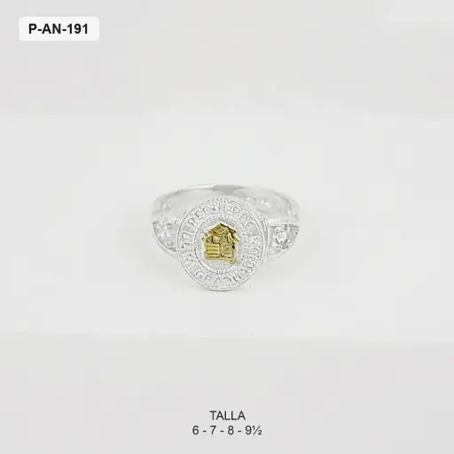 [P-AN-191] Anillo plata 925 y oro grado