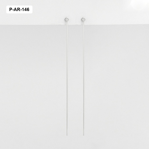 [P-AR-146] *ARETE HUGGIE LARGO PLATA 925