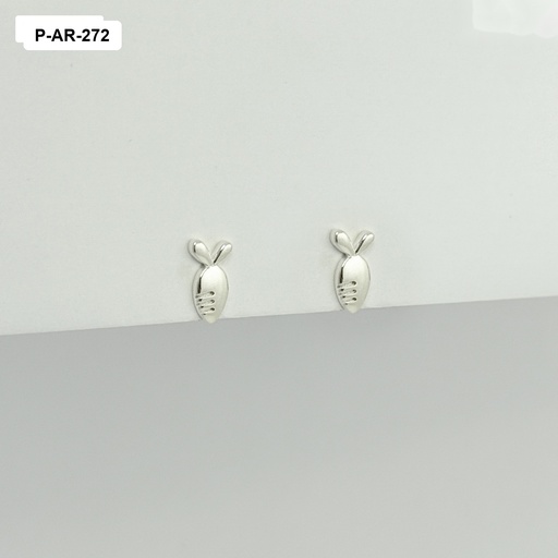 [P-AR-272] Topo plata 925 zanahoria