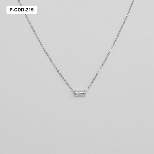 [P-CDD-219] Cadena con dije cilindro plata 925
