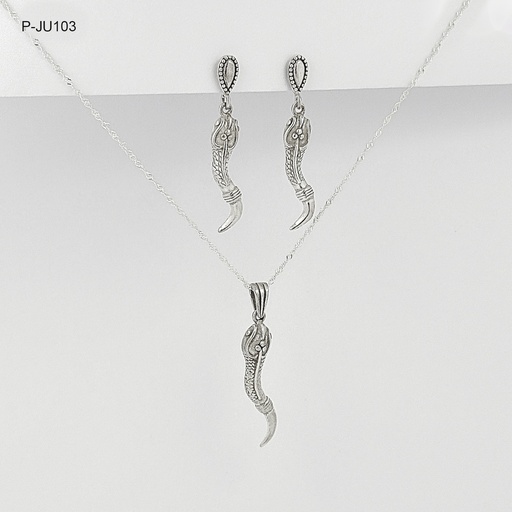 [P-JU-103] Juego plata 925 serpiente