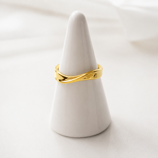 [AC-AN-132] Anillo en acero gold aro