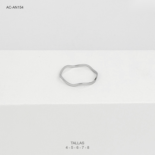 [AC-AN-154] Anillo en acero silver aro extra delgado