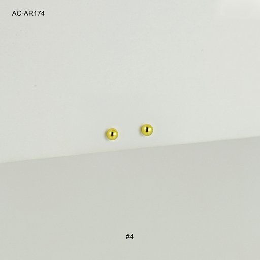 [AC-AR-174] Bola gold n4 acero